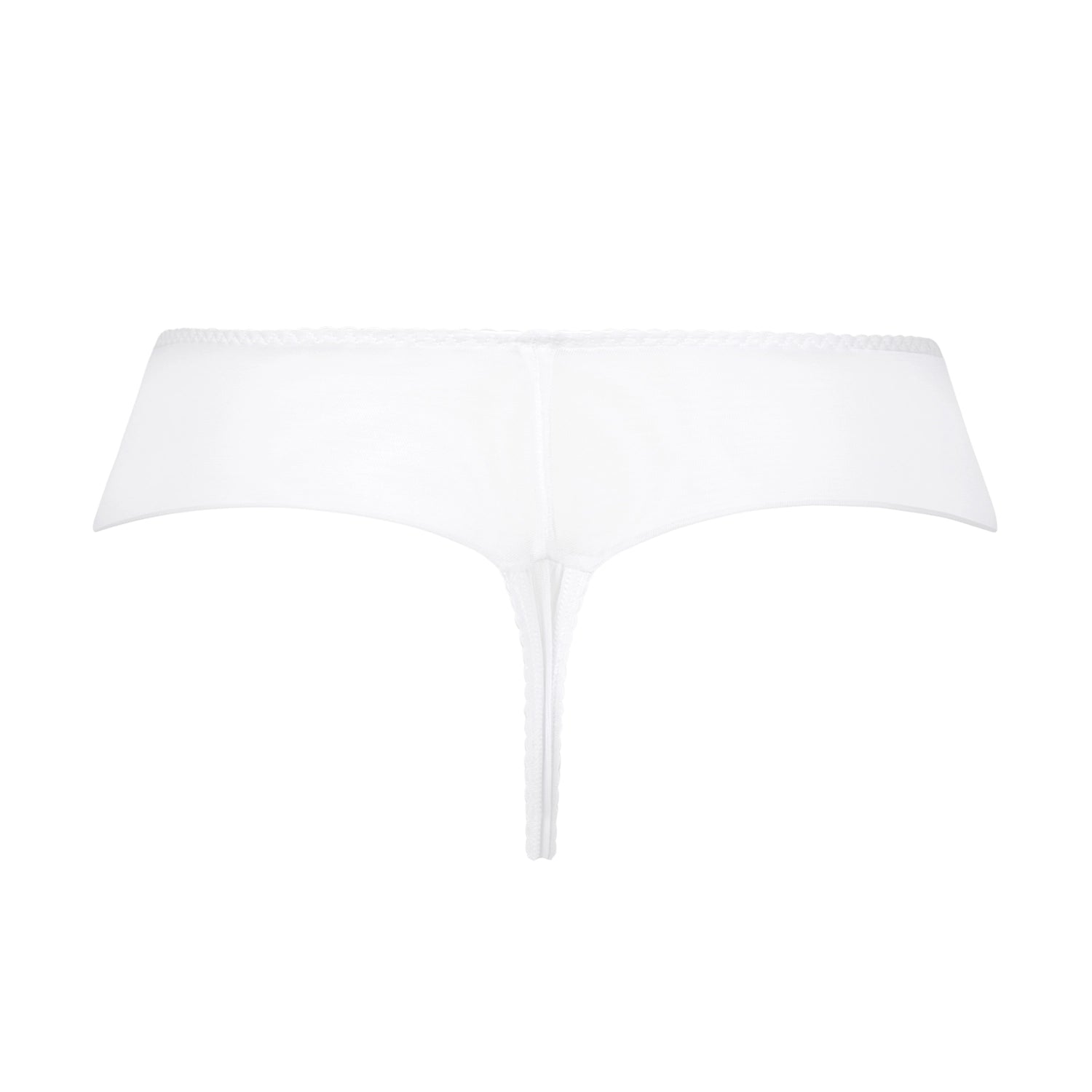 white bikini bottom on a white background