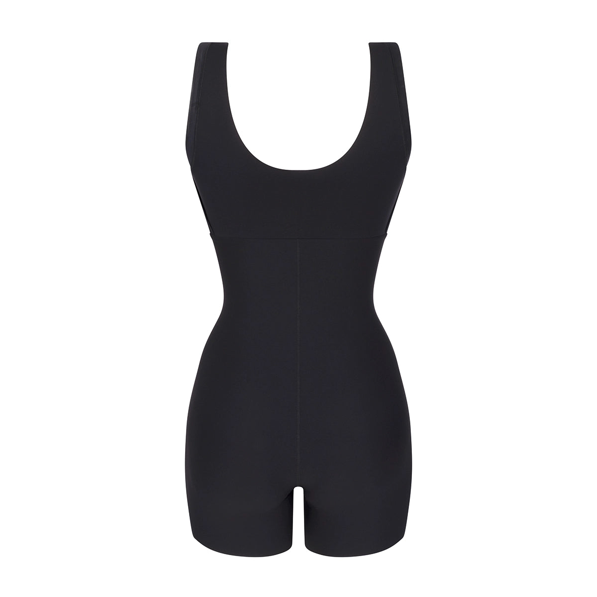 black bodysuit on a white background
