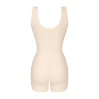 beige bodysuit on a white background