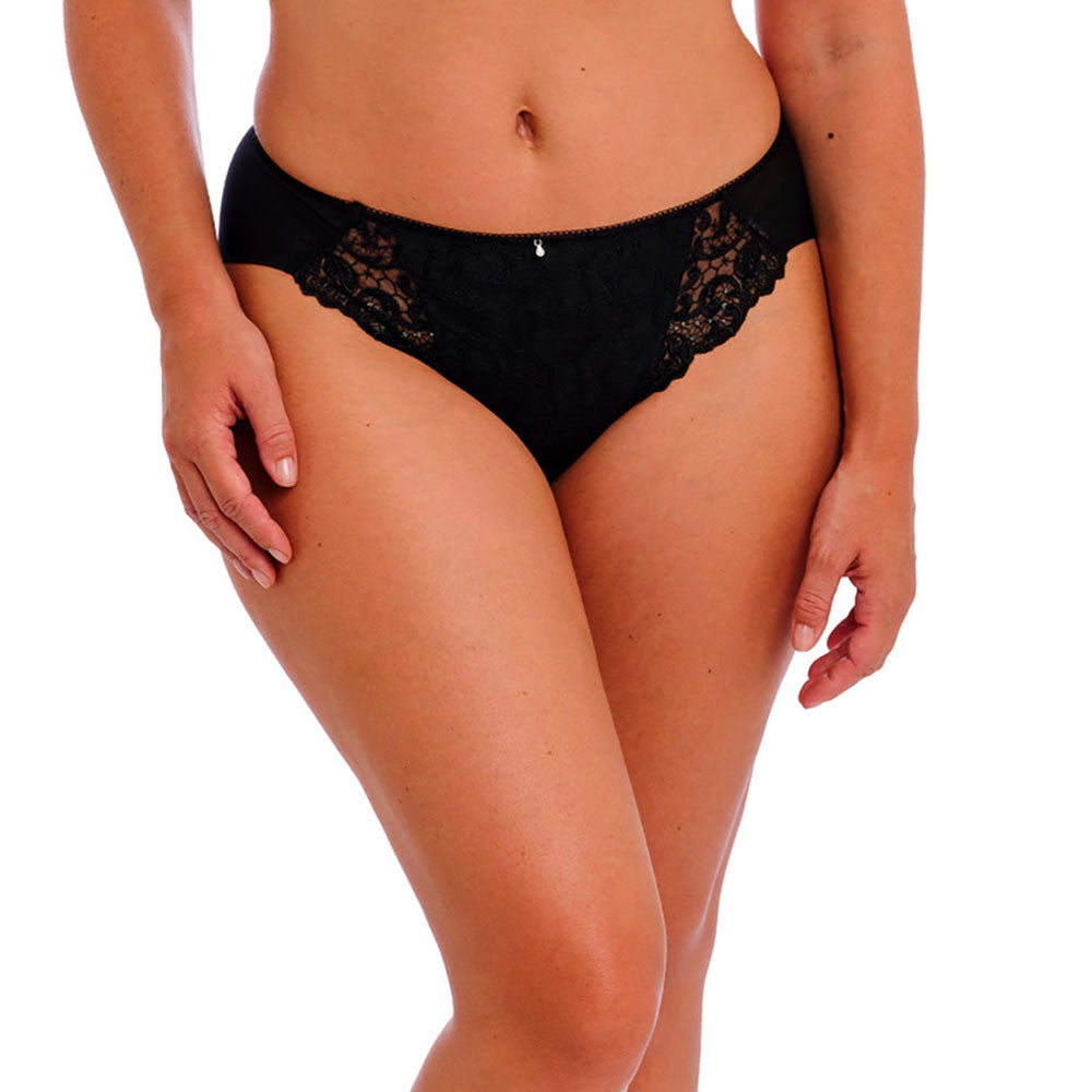 lace black briefs