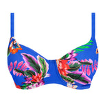 Halkidiki Ultramarine Underwired Gathered Full Cup Bikini Top