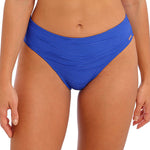 Beach Waves Ultramarine Mid Rise Bikini Bottom