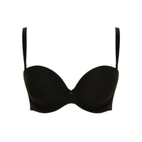 panache black strapless bra