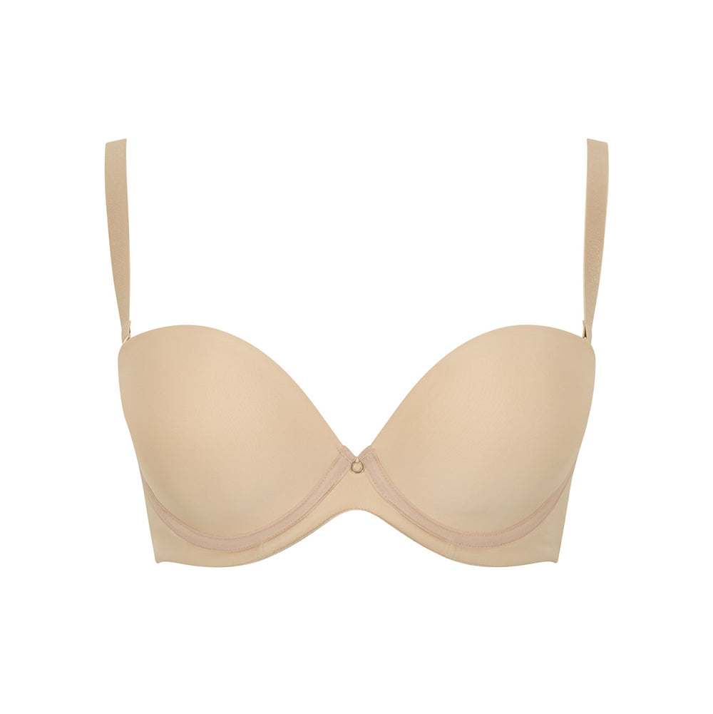 panache nude strapless bra