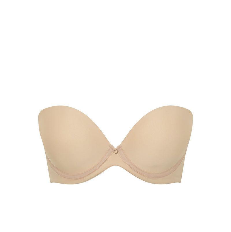 panache nude strapless bra