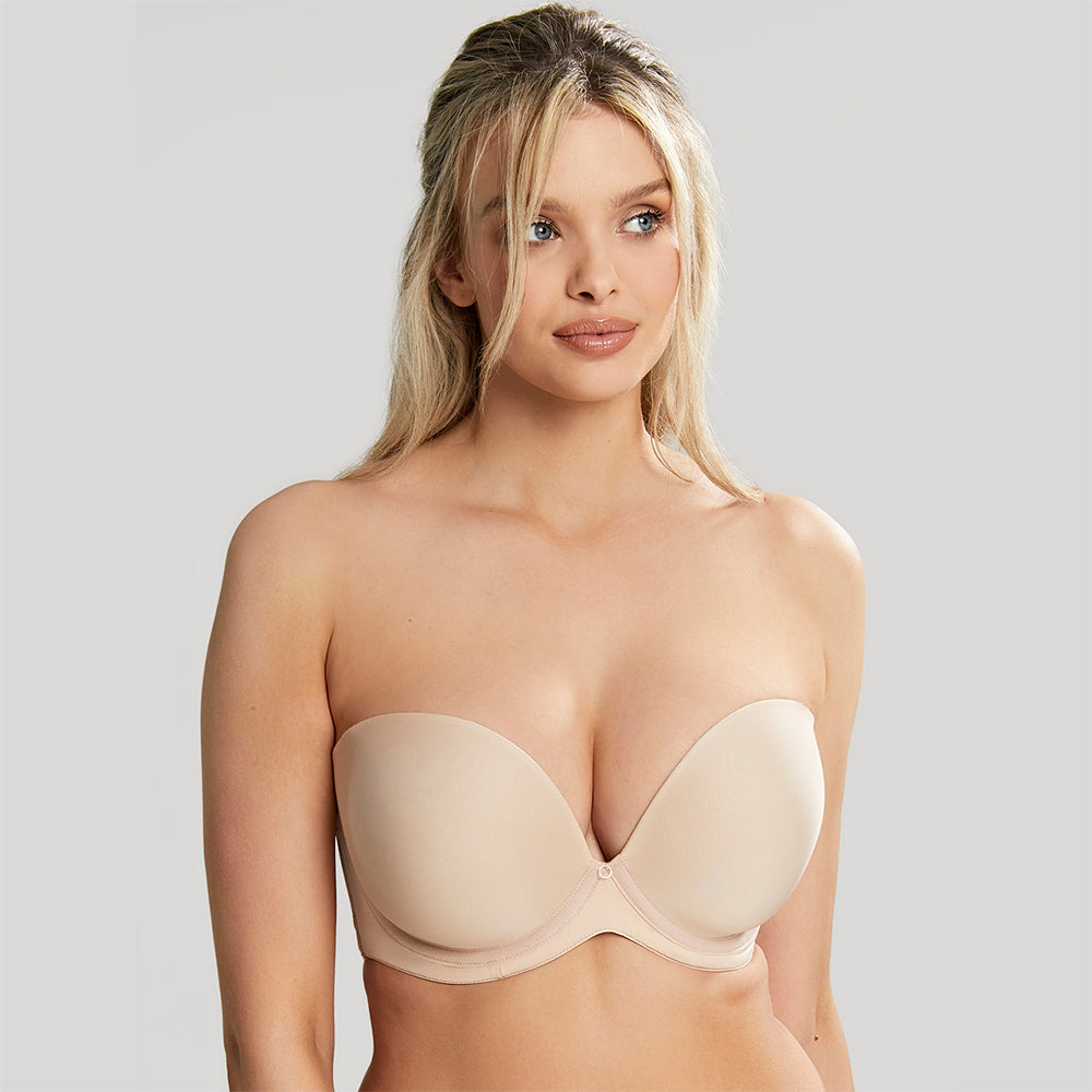 panache nude strapless bra