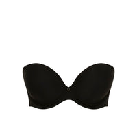 panache black strapless bra