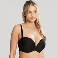 panache black strapless bra