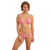 freya pink lace lingerie set