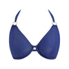 blue halter neck bikini top