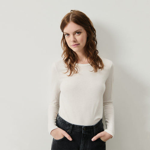 american vintage white long sleeve t shirt