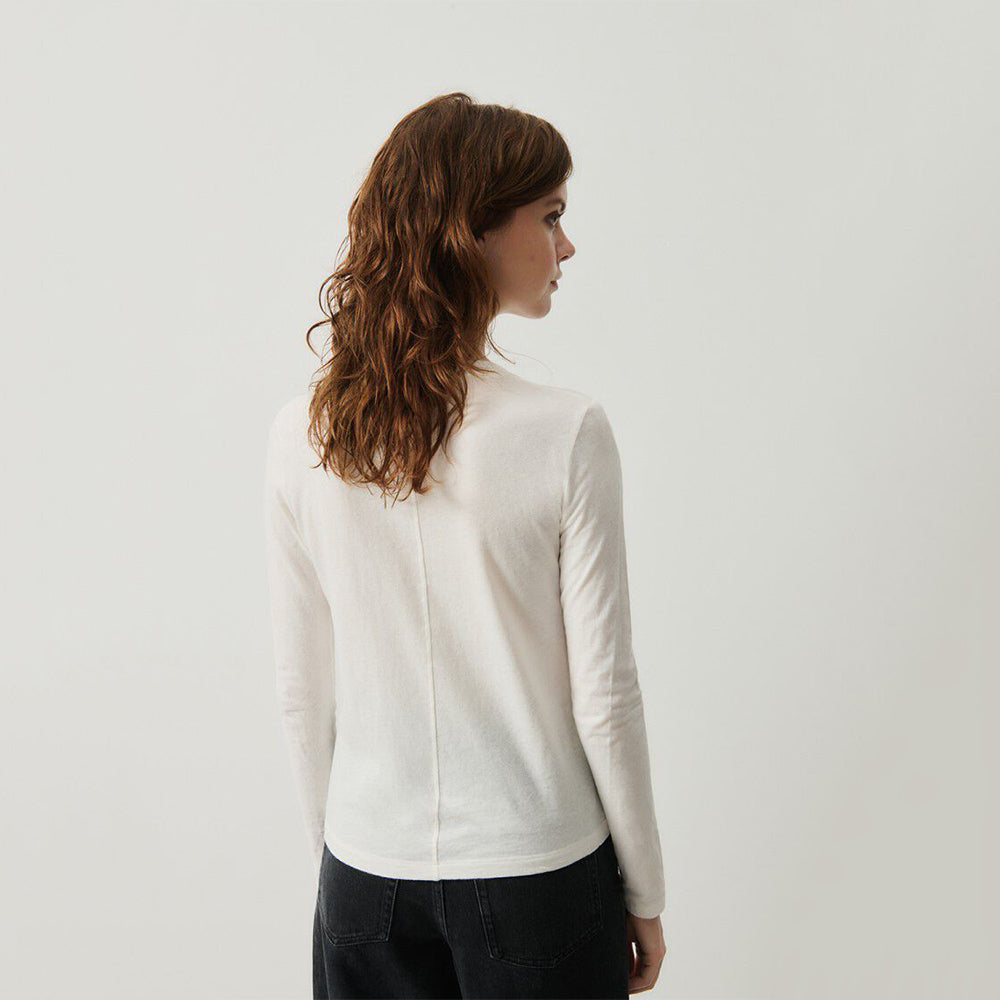 american vintage white long sleeve t shirt
