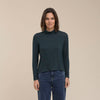 Uddin Turtle Neck Long Sleeve Top