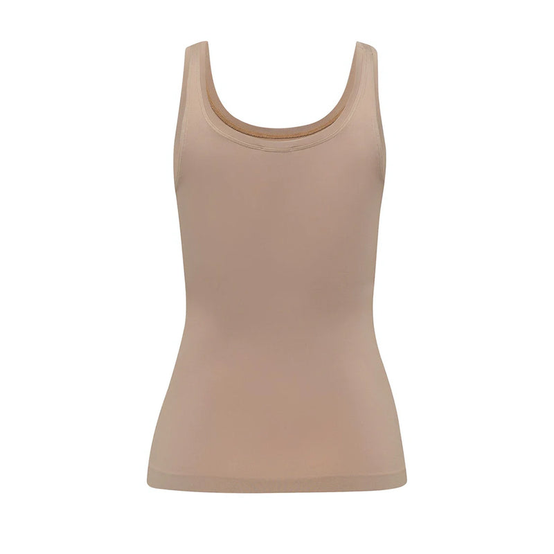 Touch Feeling Mocha Tank Top