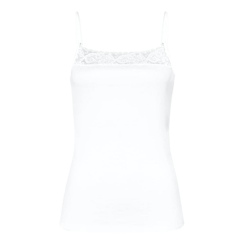 white lace camisole