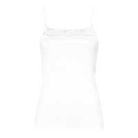 white lace camisole