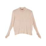 Uddin Turtle Neck Long Sleeve Top