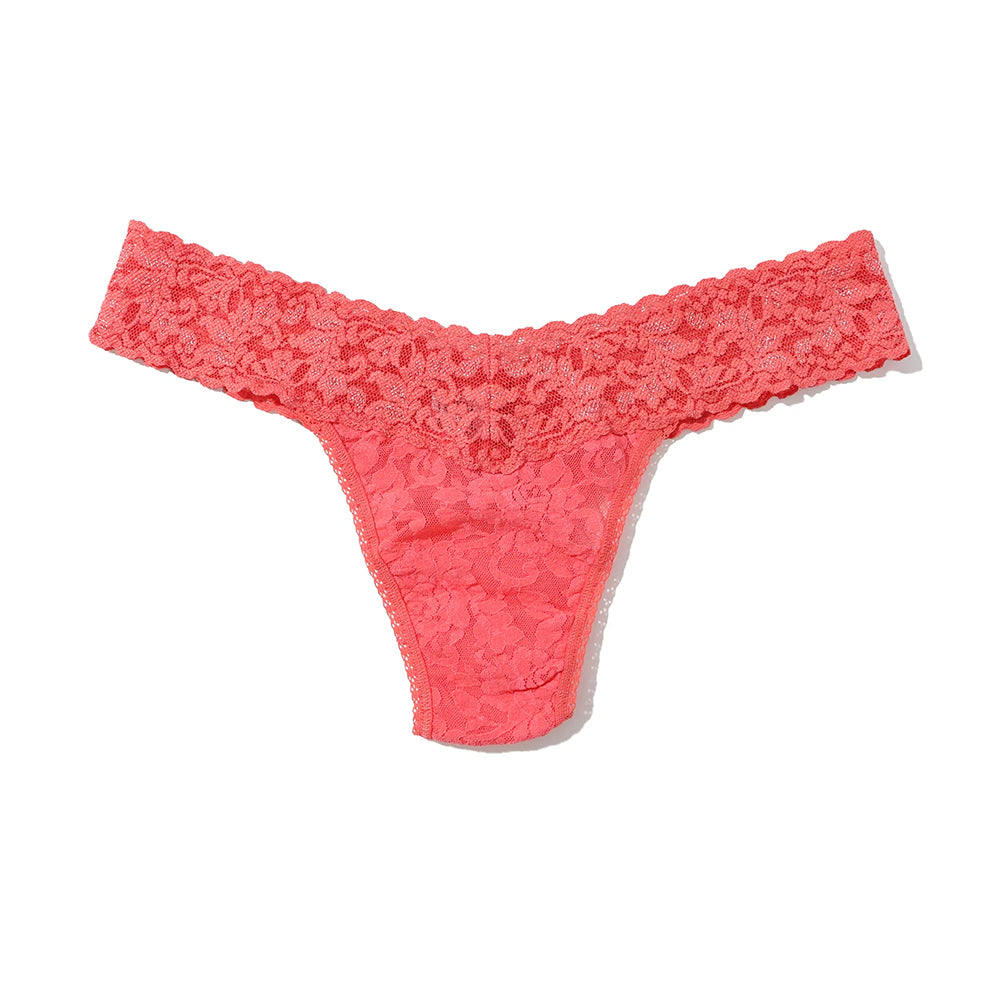 Signature Lace Low Rise Thong