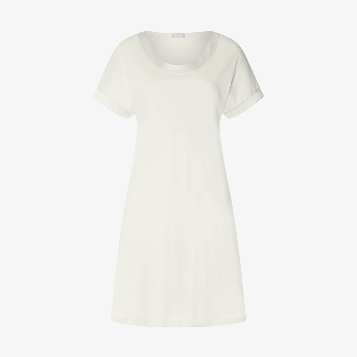 white t-shirt on a light beige background