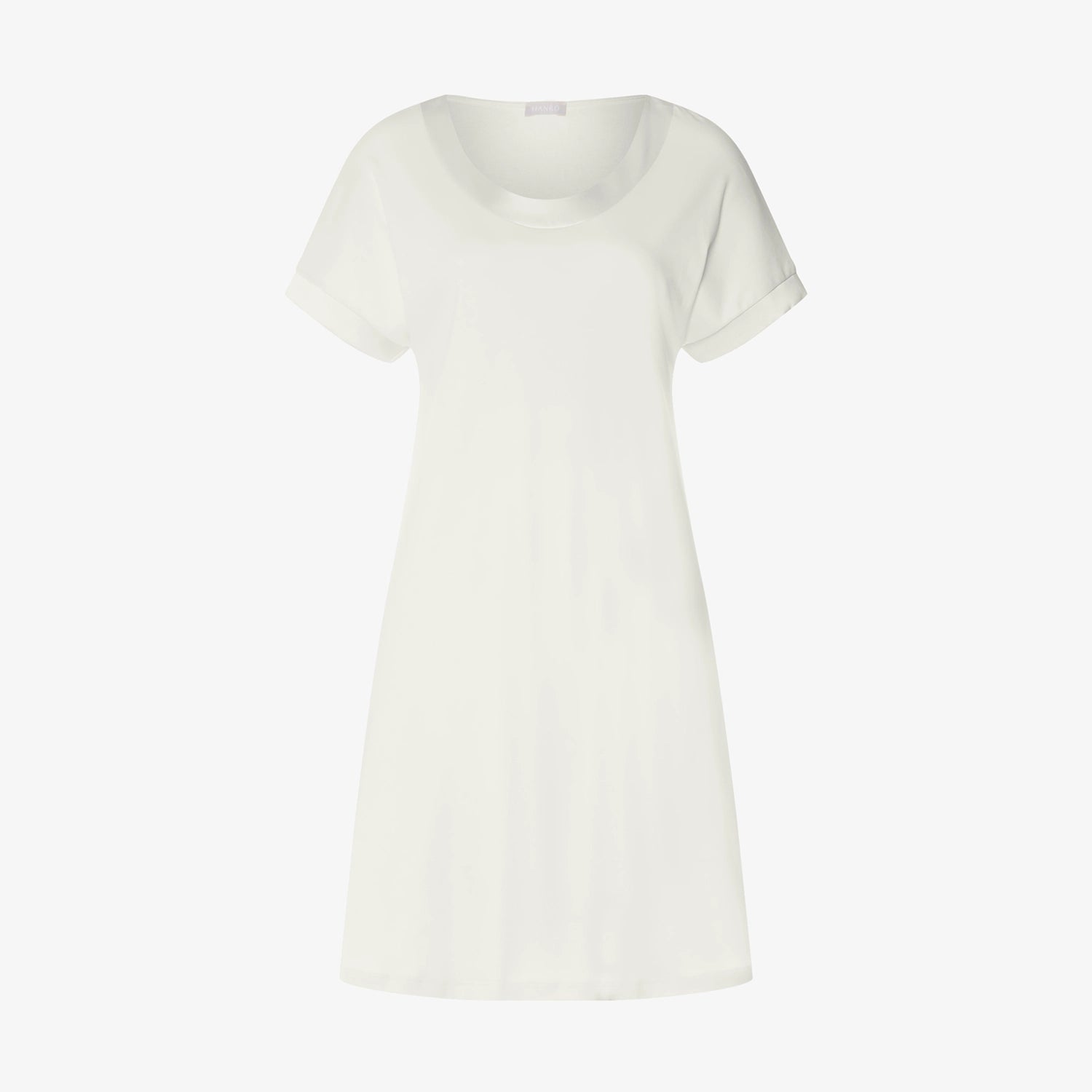 white t-shirt on a light beige background