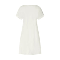hanro white nightdress on a white background