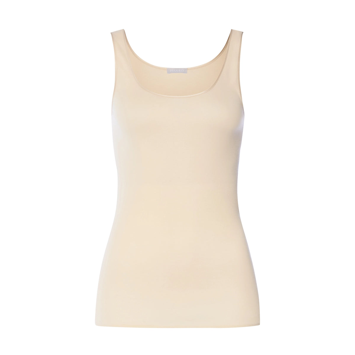 hanro nude cotton top