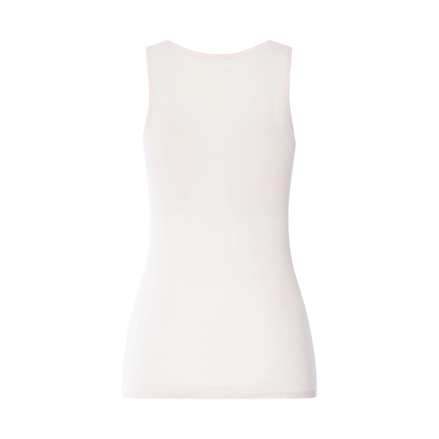 white sleeveless top on a white background