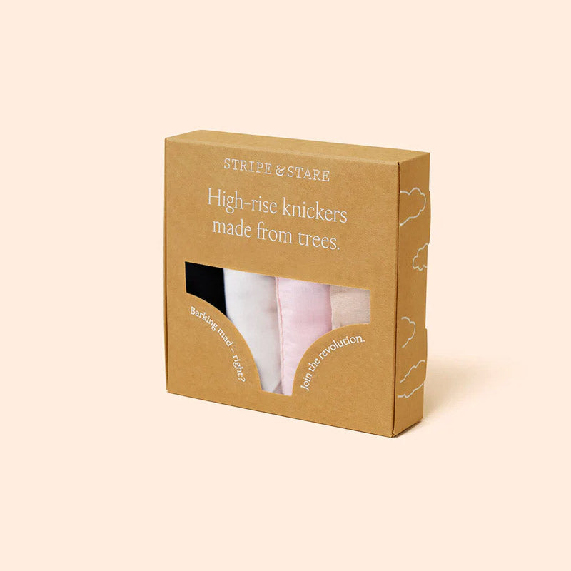 Sand Essential High Rise Four Knicker Box