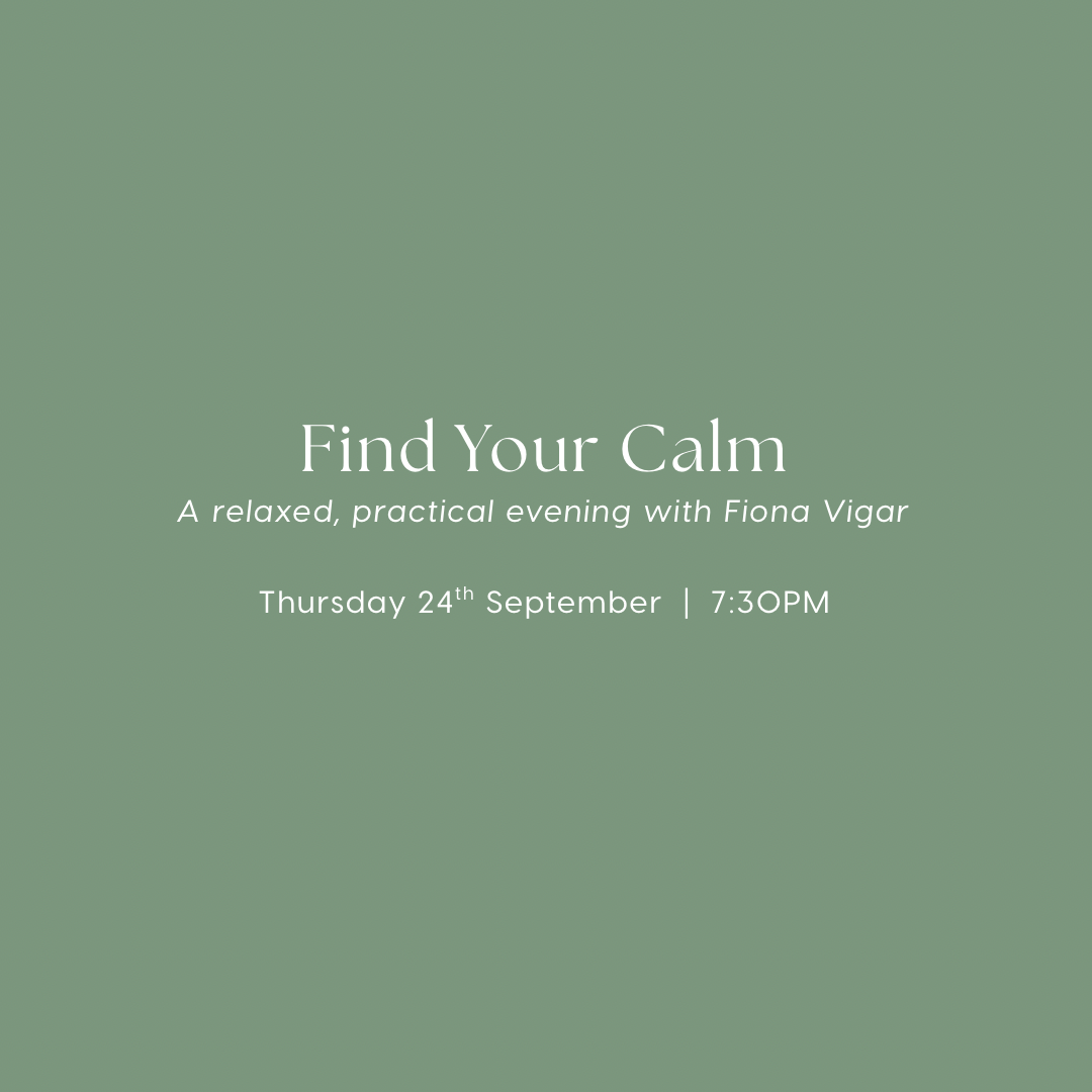 Find Your Calm: Staying Steady with Fiona Vigar