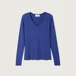blue long sleeve t shirt