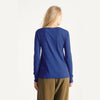blue long sleeve t shirt back