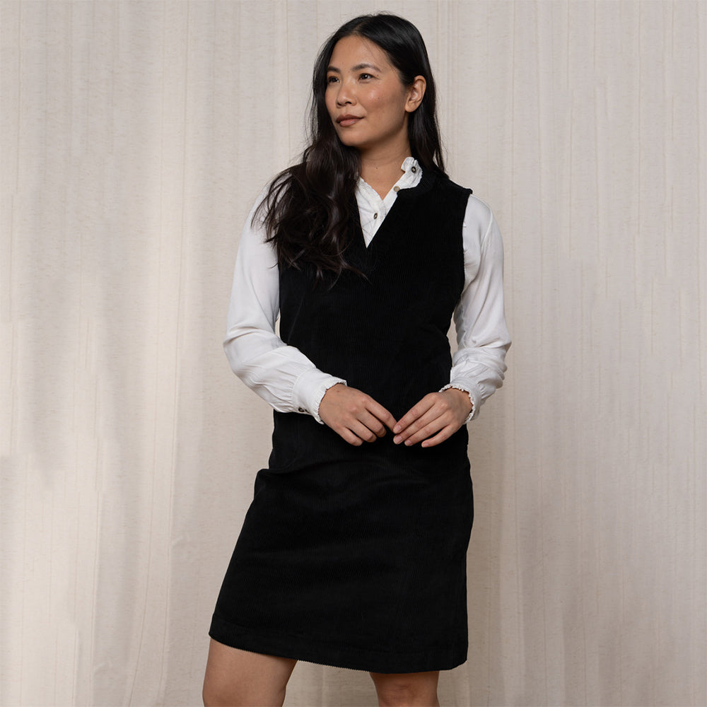 Belle Black Cord Dress Lily Me SHEEN UNCOVERED Sheen Uncovered