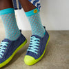 dr bloom blue canvas plimsoll