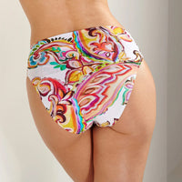 Mishi Mo Paisley High Waist Bikini Bottom