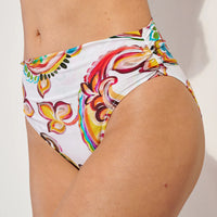 Mishi Mo Paisley High Waist Bikini Bottom