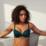 Tom Mini Empire Green Padded Heartshape Bra