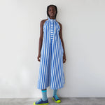 dr bloom blue stripe dress