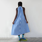 dr bloom blue stripe dress