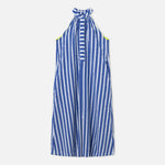 dr bloom blue stripe dress