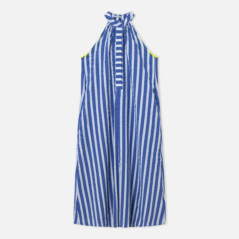 dr bloom blue stripe dress