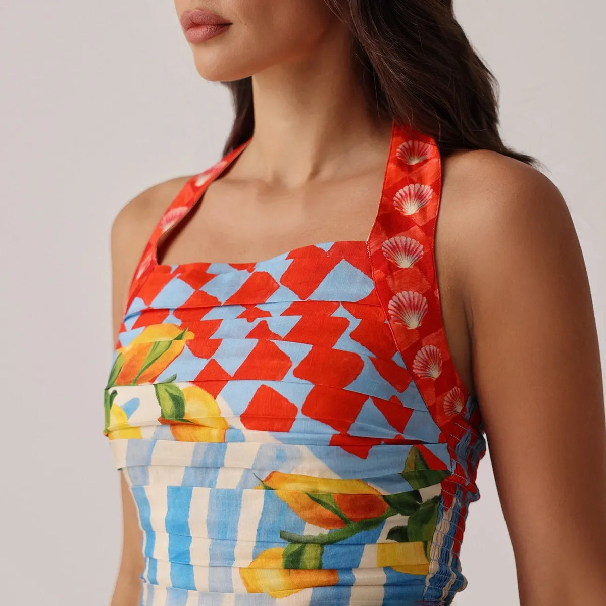 Hazel Summer Zest Midi Dress