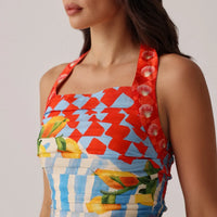 Hazel Summer Zest Midi Dress
