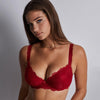 aubade red lace sexy bra