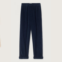 navy cords trousers
