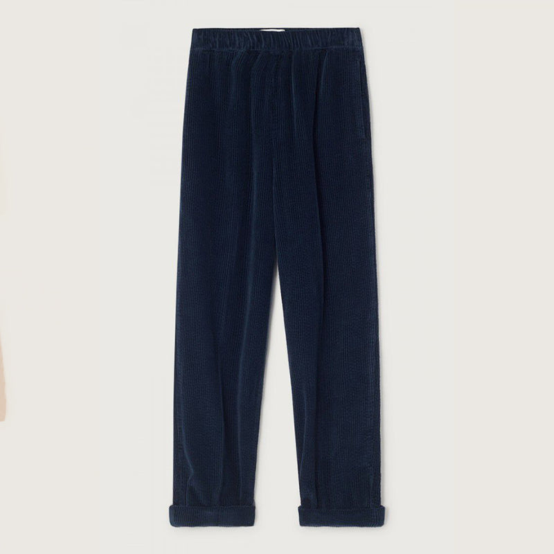 navy cords trousers