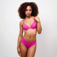 passionata brooklyn pink lace brief and bra set