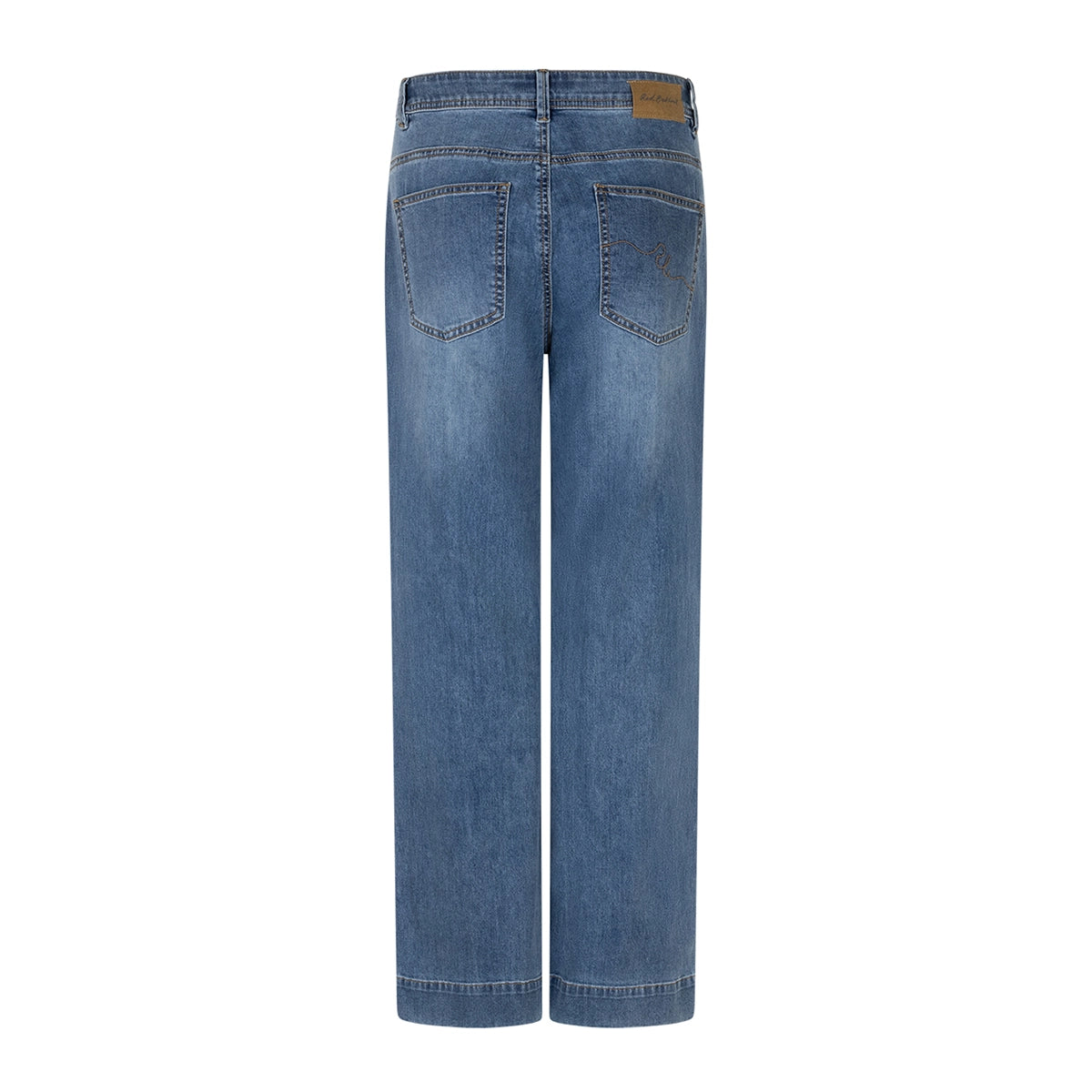 Colette Slanted Pockets Wide Leg Jeans