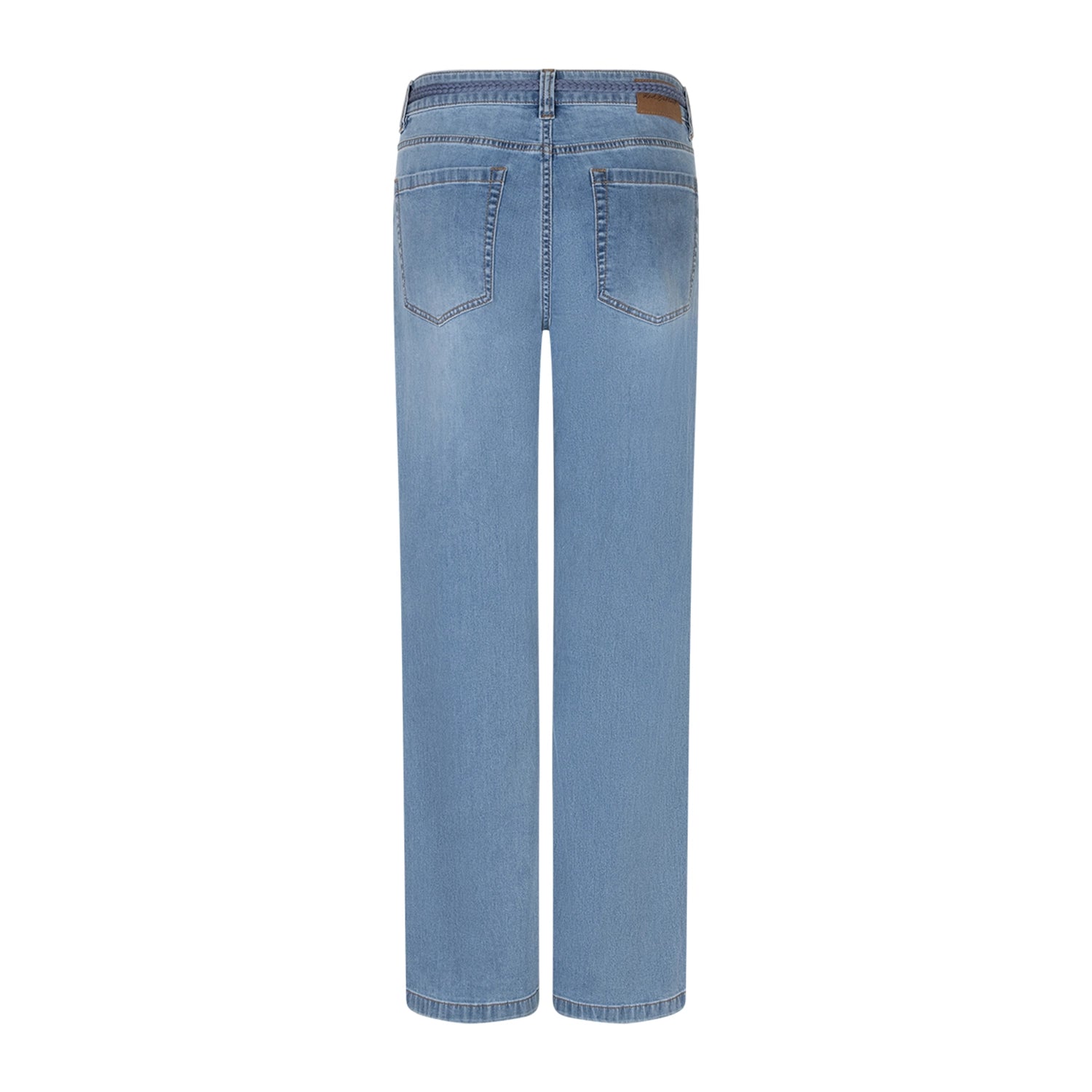 red button wide leg jeans