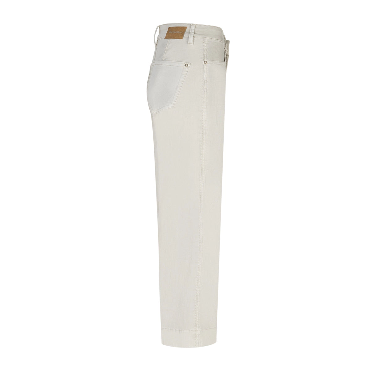 White jeans on a white background