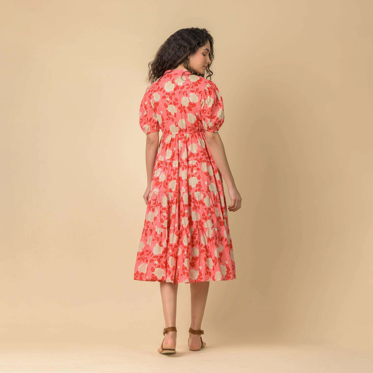 Sylvie Rouge Red Midi Dress